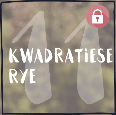 Kwadratiese rye
