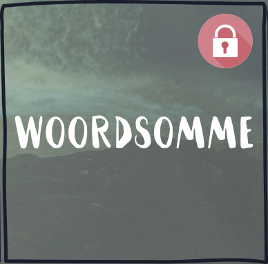 Woordsomme vir graad 8 en 9